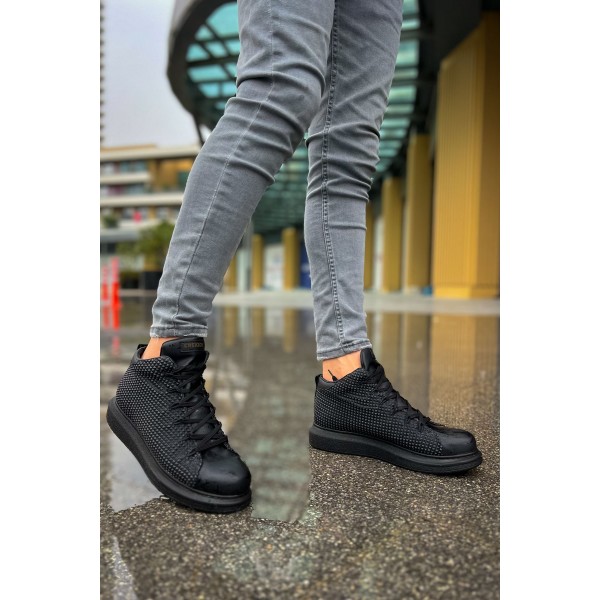 CH111 - GST Milano Erkek Bot SIYAH/SIYAH