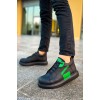 CH131 - GST Frogner Erkek Bot SIYAH / YESIL CH131 - GST Frogner Erkek Bot SIYAH / YESIL