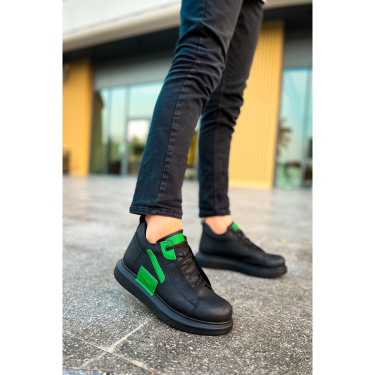 CH131 - GST Frogner Erkek Bot SIYAH / YESIL CH131 - GST Frogner Erkek Bot SIYAH / YESIL