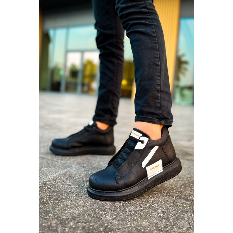 CH131 - GST Frogner Erkek Bot SIYAH/BEYAZ CH131 - GST Frogner Erkek Bot SIYAH/BEYAZ