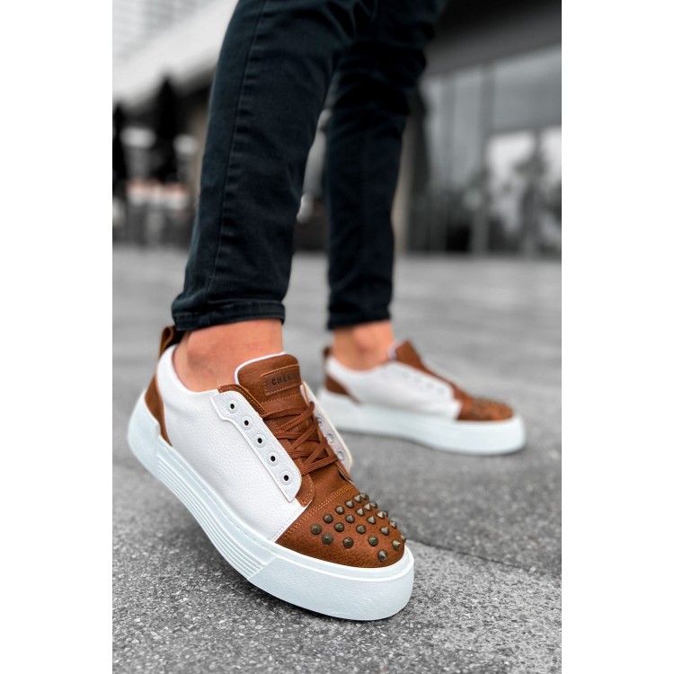 CH169 - CBT Thorn Erkek Ayakkabı TABA/BEYAZ