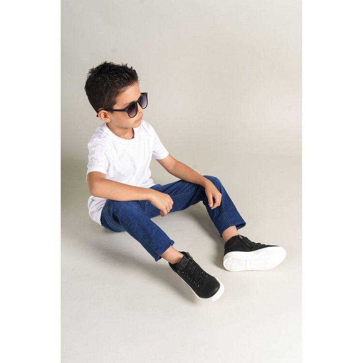 1012 - Roma Çocuk Ayakkabı SIYAH