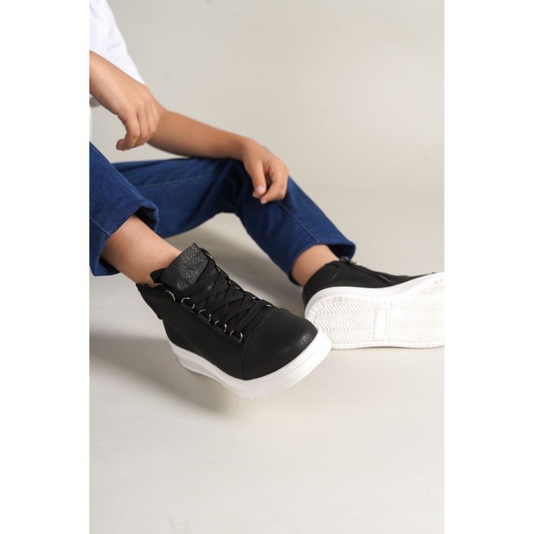 1012 - Roma Çocuk Ayakkabı SIYAH