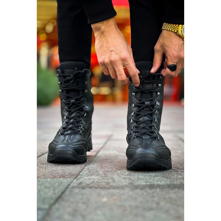 CH051 - RST Scalatore Erkek Bot SIYAH