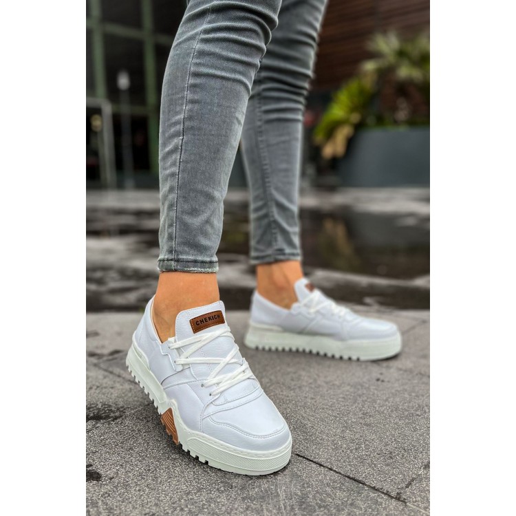 CH067 - GBT Warrem Erkek Ayakkabı BEYAZ / BEYAZ