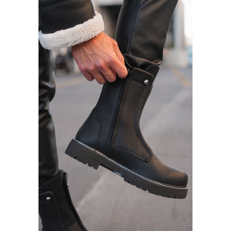 CH027 - CST Quebec Erkek Bot SIYAH