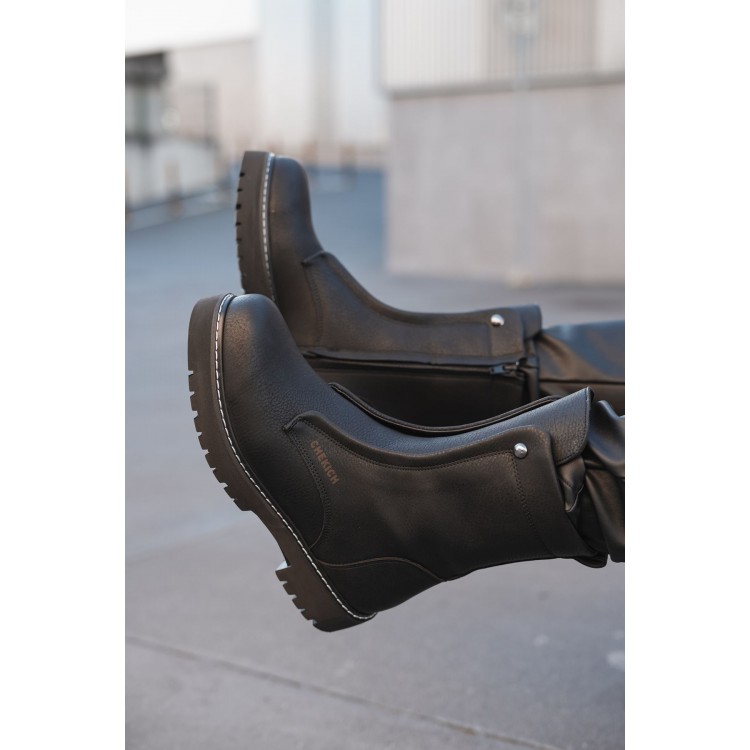 CH027 - CST Quebec Erkek Bot SIYAH