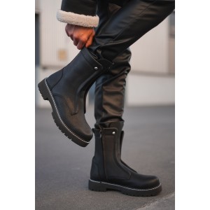 CH027 - CST Quebec Erkek Bot SIYAH