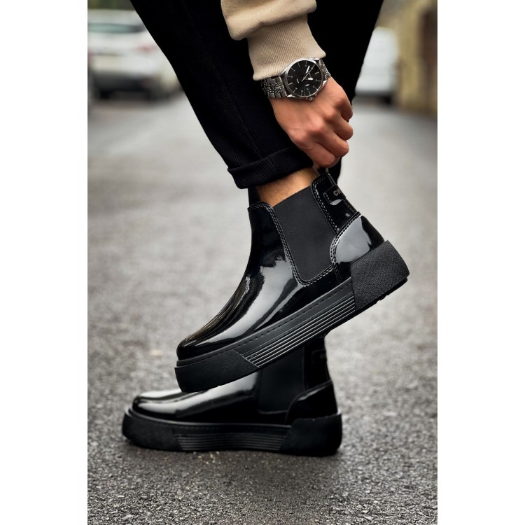 CH069 - RRT Harmany Erkek Bot SIYAH CH069 - RRT Harmany Erkek Bot SIYAH