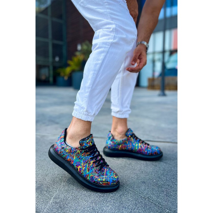 CH254 - CST Pittura Erkek Ayakkabı 538 CRAZY SPLUSH SIYAH CH254 - CST Pittura Erkek Ayakkabı 538 CRAZY SPLUSH SIYAH