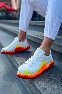 CH254 - CBT Pittura Erkek Ayakkabı 535 KIRMIZI ALEV