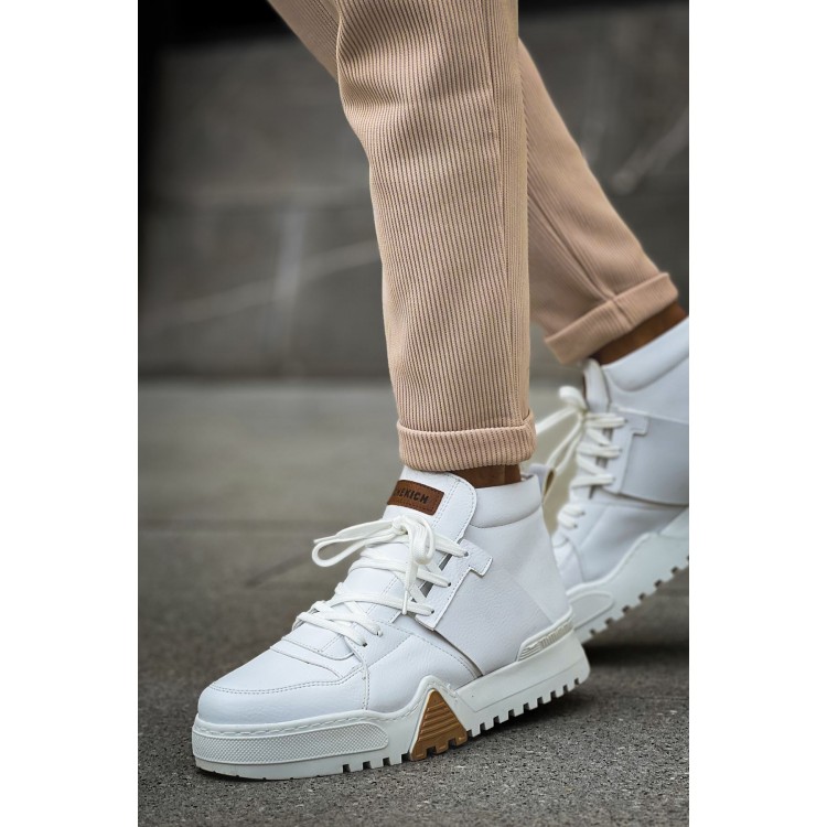 CH057 - GBZ Ghost Line Erkek Bot BEYAZ / BEYAZ