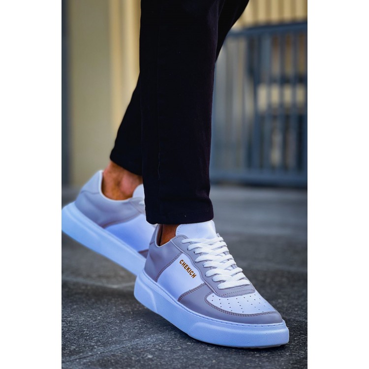 CH087 - FBT Kenton Erkek Ayakkabı BEYAZ/GRI