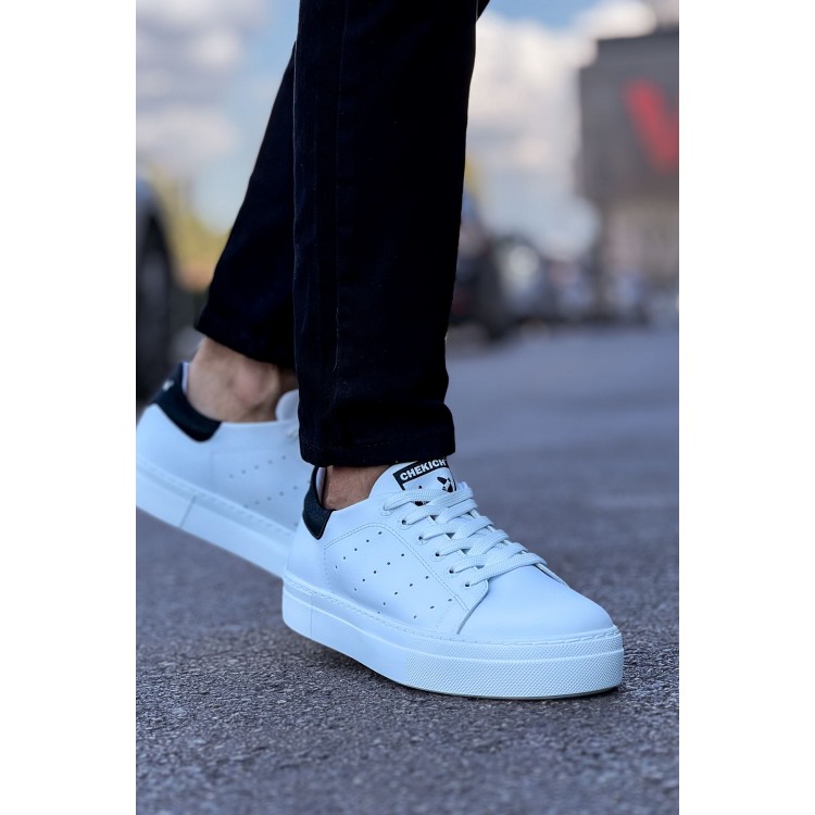 CH983 - CBT Tennis Erkek Ayakkabı BEYAZ/SIYAH