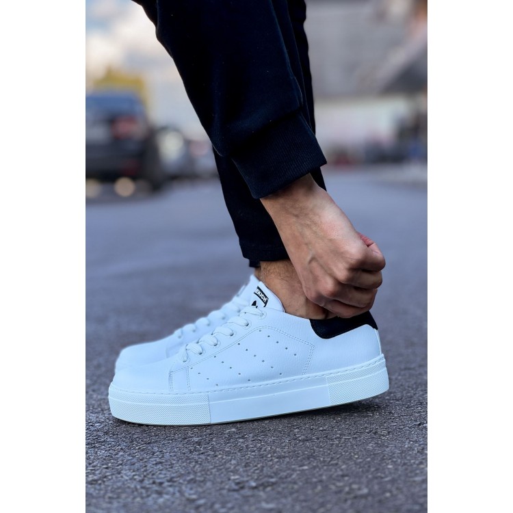 CH983 - CBT Tennis Erkek Ayakkabı BEYAZ/SIYAH