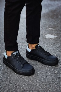 CH983 - CST Tennis Erkek Ayakkabı SIYAH/BEYAZ