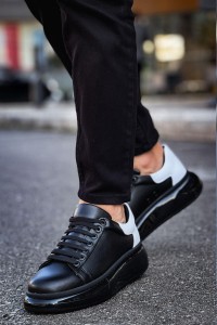 CH295 - CST Sollıevo Erkek Ayakkabı SIYAH/BEYAZ