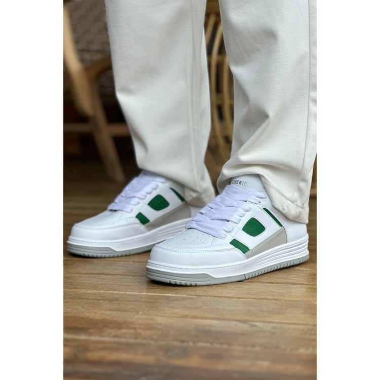 CH2410 - CBT Avax  Erkek Spor Ayakkabı BEYAZ/YESIL