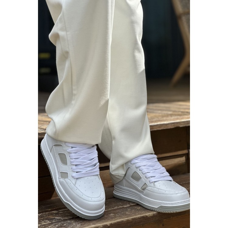 CH2410 - CBT Avax  Erkek Spor Ayakkabı BEYAZ/GRI