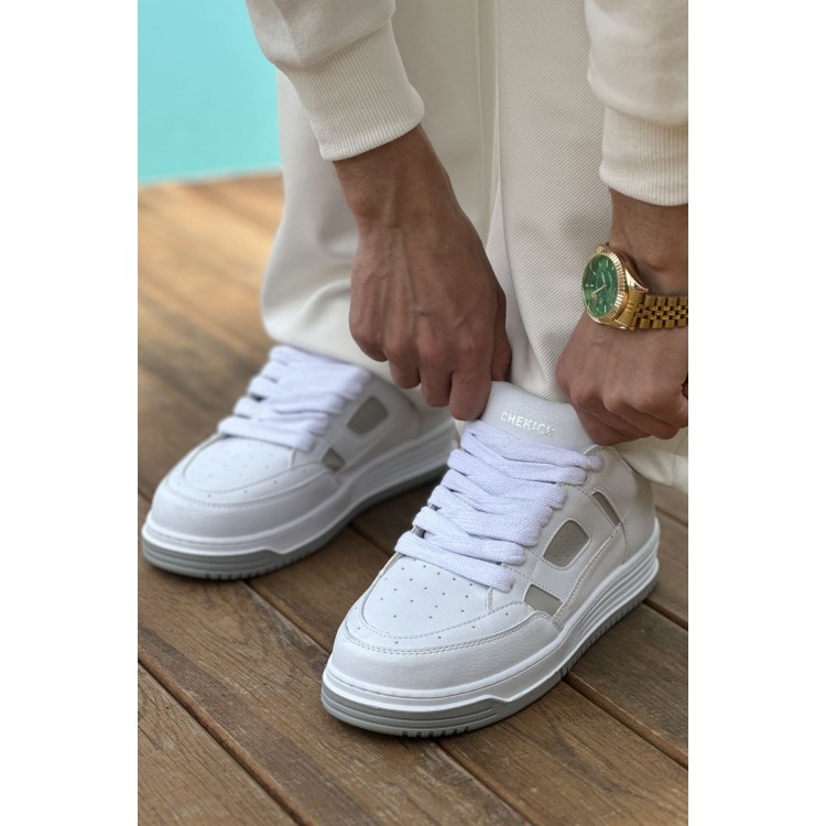 CH2410 - CBT Avax  Erkek Spor Ayakkabı BEYAZ/GRI