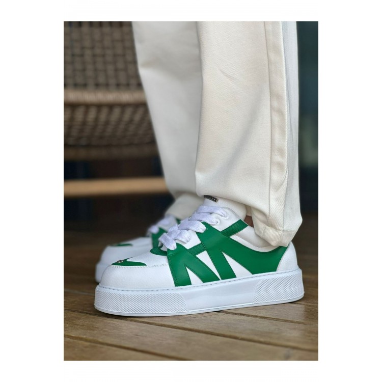 CH2407 - CBT Star-X Erkek Spor Ayakkabı BEYAZ/YESIL