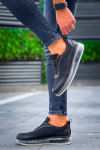 CH181 - RRT İpekyol Erkek Ayakkabı SIYAH - TURUNCU CH181 - RRT İpekyol Erkek Ayakkabı SIYAH - TURUNCU