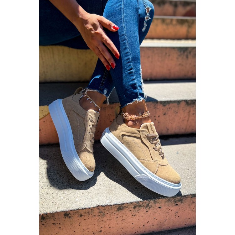 CH187 - SBT Kadın Ayakkabı KUM