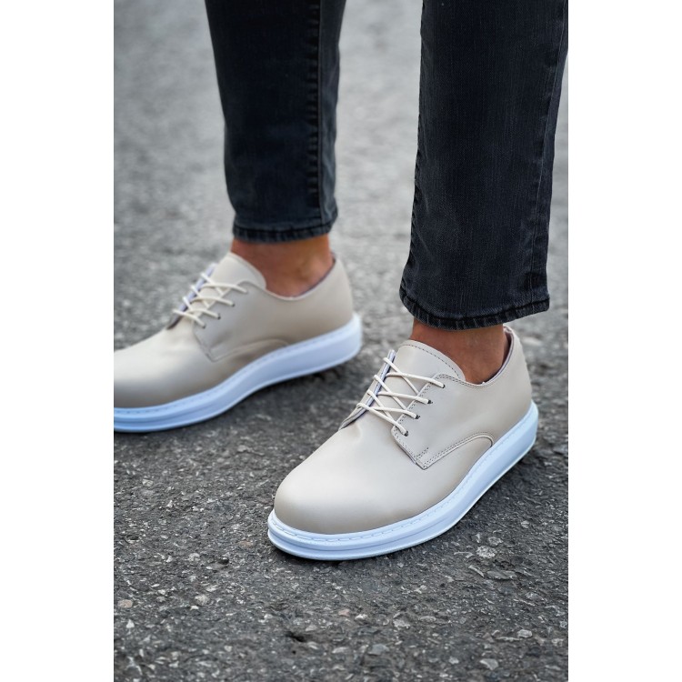 CH003 - CBT Pelle Classica Erkek Ayakkabı BEJ