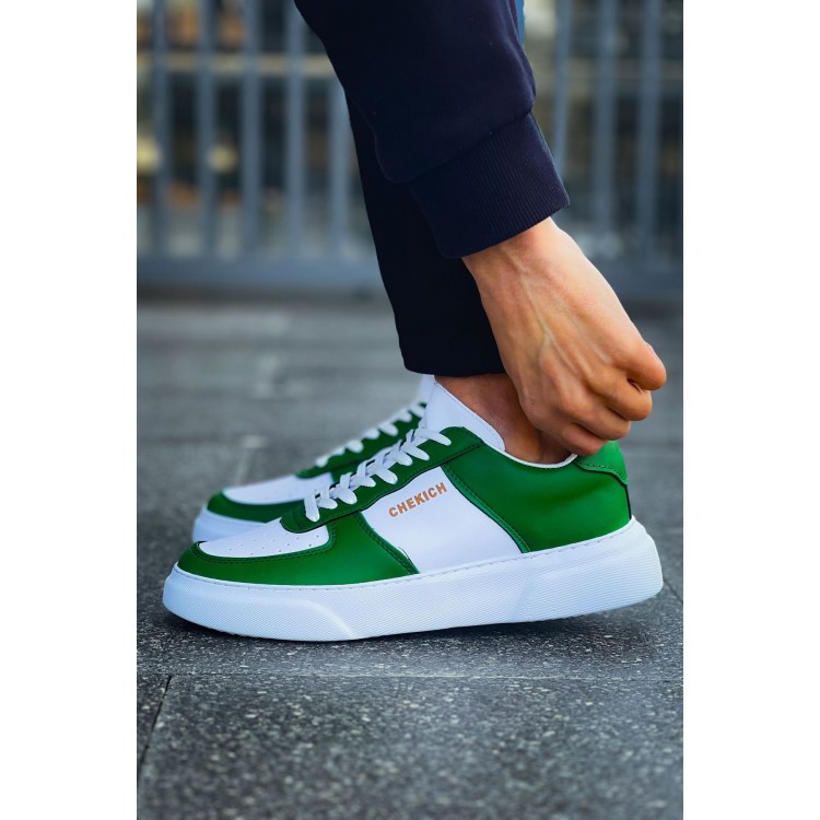 CH087 - FBT Kenton Erkek Ayakkabı BEYAZ/YESIL