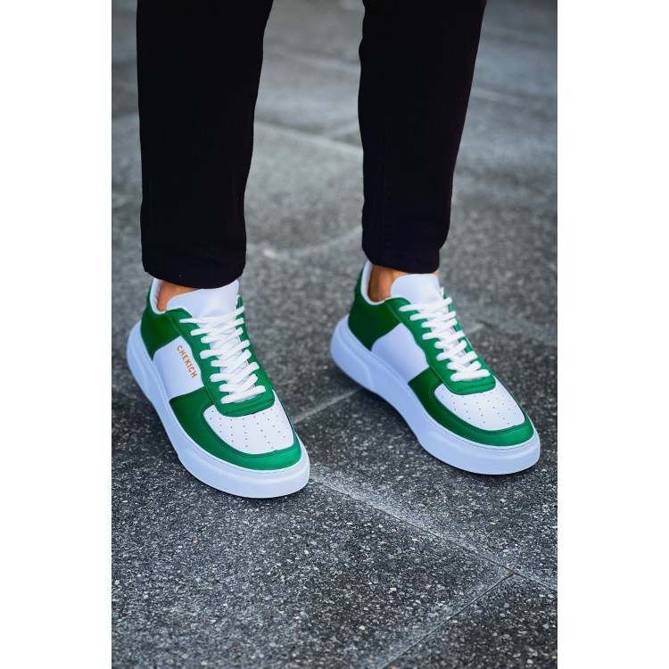 CH087 - FBT Kenton Erkek Ayakkabı BEYAZ/YESIL