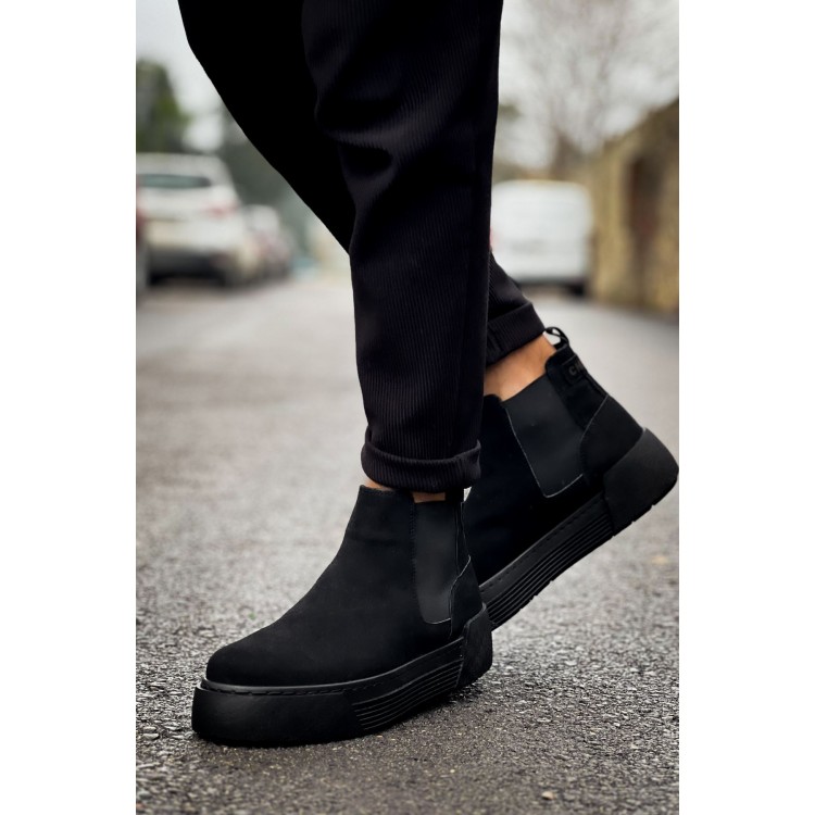 CH069 - SRT Harmany Erkek Bot SIYAH CH069 - SRT Harmany Erkek Bot SIYAH