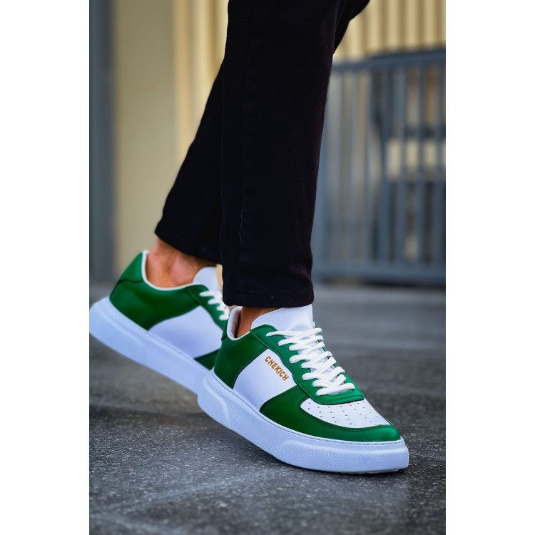 CH087 - FBT Kenton Erkek Ayakkabı BEYAZ/YESIL