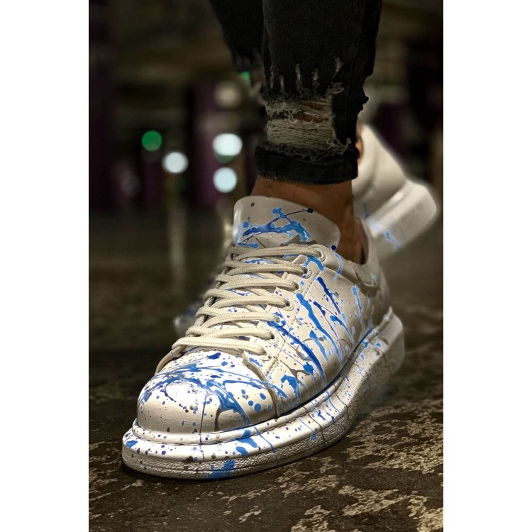 CH254 - CBT Pittura Erkek Ayakkabı 416 MAVI PÜSKÜRTME CH254 - CBT Pittura Erkek Ayakkabı 416 MAVI PÜSKÜRTME