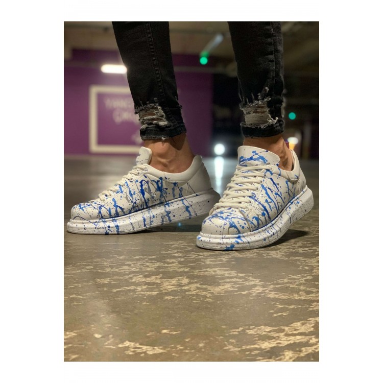 CH254 - CBT Pittura Erkek Ayakkabı 416 MAVI PÜSKÜRTME CH254 - CBT Pittura Erkek Ayakkabı 416 MAVI PÜSKÜRTME