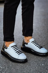 CH295 - CST Sollıevo Erkek Ayakkabı BEYAZ/SIYAH