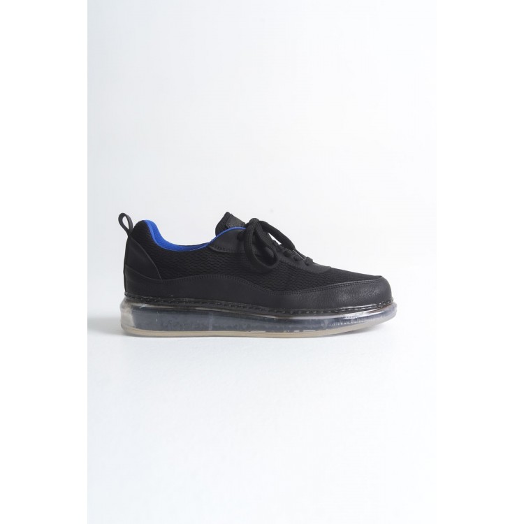 CH181 - RRT İpekyol  Erkek Ayakkabı SIYAH/SAX MAVI