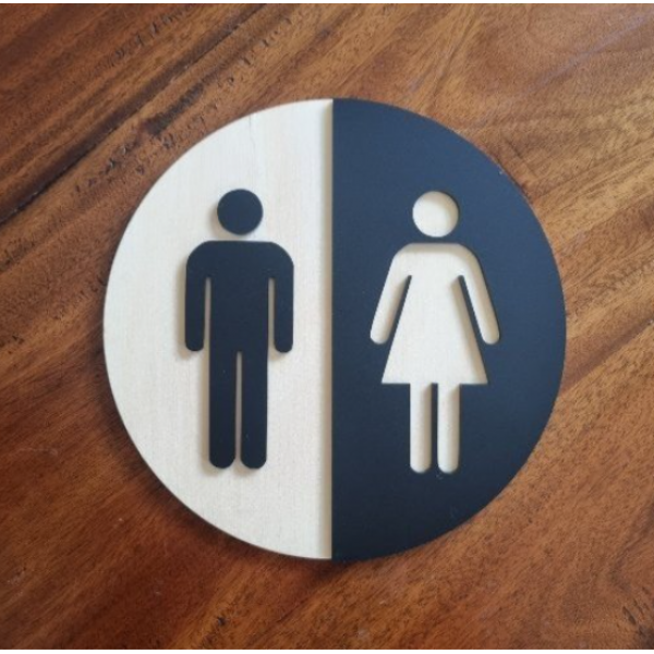 WC Kapı Dekoru