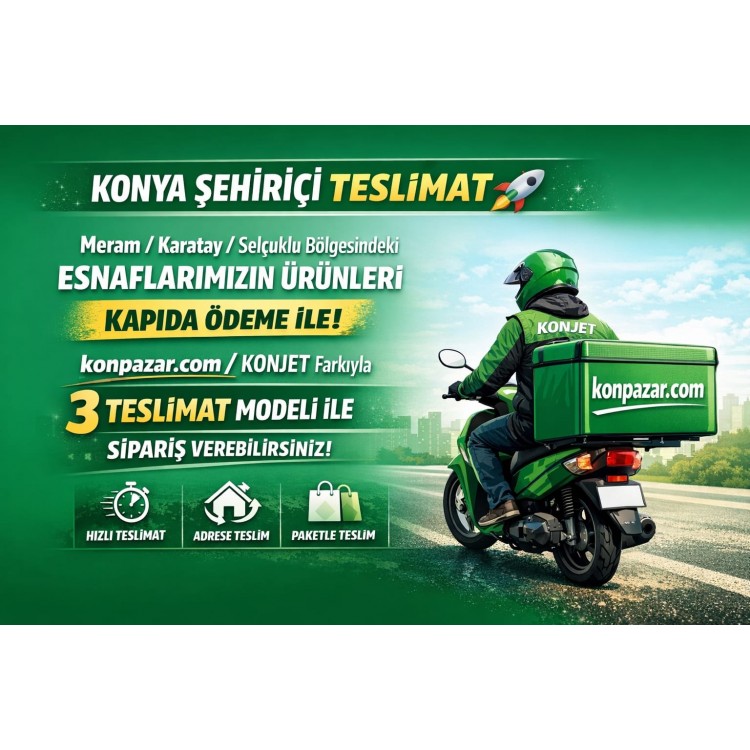 konjet 2/3 iş günü teslimat
