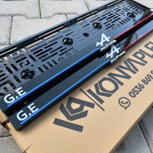 KONYAPLEKSİ Plakalık Dekor Plaka  Motor Plakalık