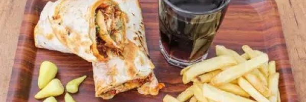 Hatay Soslu Tavuk Döner Dürüm Menü Hatay Soslu Tavuk Döner Dürüm + Patates Kızartması + İçecek