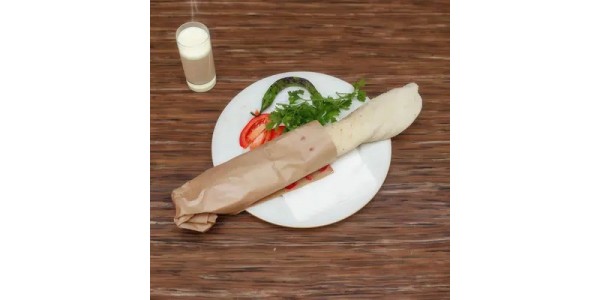 Tavuk Döner Dürüm Menü ,Tavuk Döner Dürüm (Marul, domates, soğan. Yoğurt sos, pul biber, biber turşusu, ketçap ile) + Patates Kızartması + İçecek