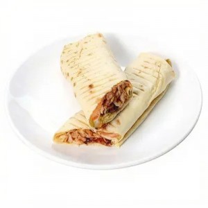 Tavuk Döner Dürüm ,Domates, marul, soğan. Pul biber, biber turşusu, ketçap, mayonez ile