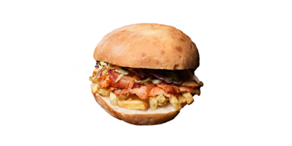 Döner 10 Adet Gobit Ekmek Arası Tavuk Döner 1L Ayran veya Kola acı biber turşusu, acı sos, ketçap, mayonez, domates, soğan ile servis edilir