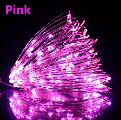 3 metre pembe peri tel led ışık