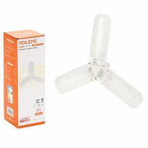 45 W Volemi Ampul Led Pervane 3 Kanatlı Kristal