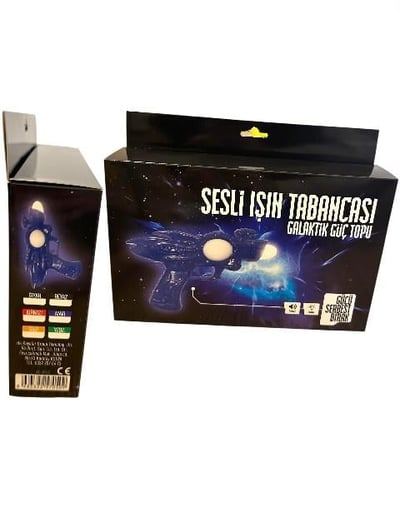 Sesli ışın tabancası oyuncak modeli