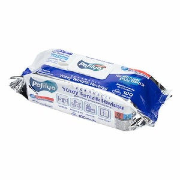 Pafilya Premium Temizlik Havlusu Yüzey Beyaz Sabunlu 100 Lü
