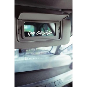 Çok güzelsin araba güneşlik ayna yazısı sticker 8x2cm