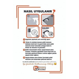 Çok güzelsin araba güneşlik ayna yazısı sticker 8x2cm
