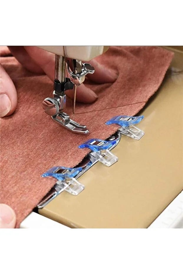Dikiş Nakış Kumaş Sıkıştırma Mandalı 10’lu Set 10 adet küçük boy dikiş nakış kumaş sıkıştırma mandalı